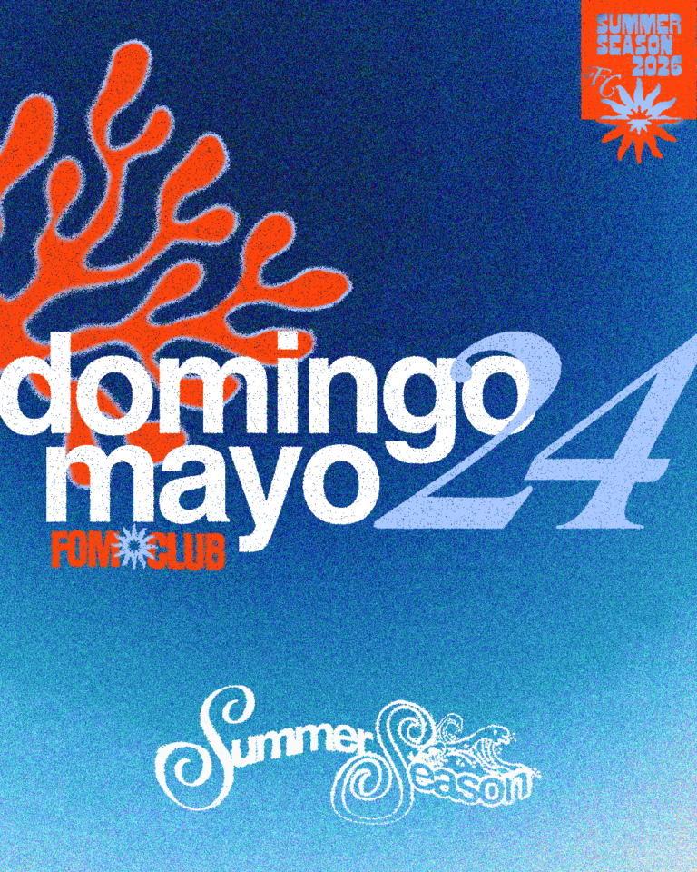 🔑  FOMO Club – Domingo 24 Mayo