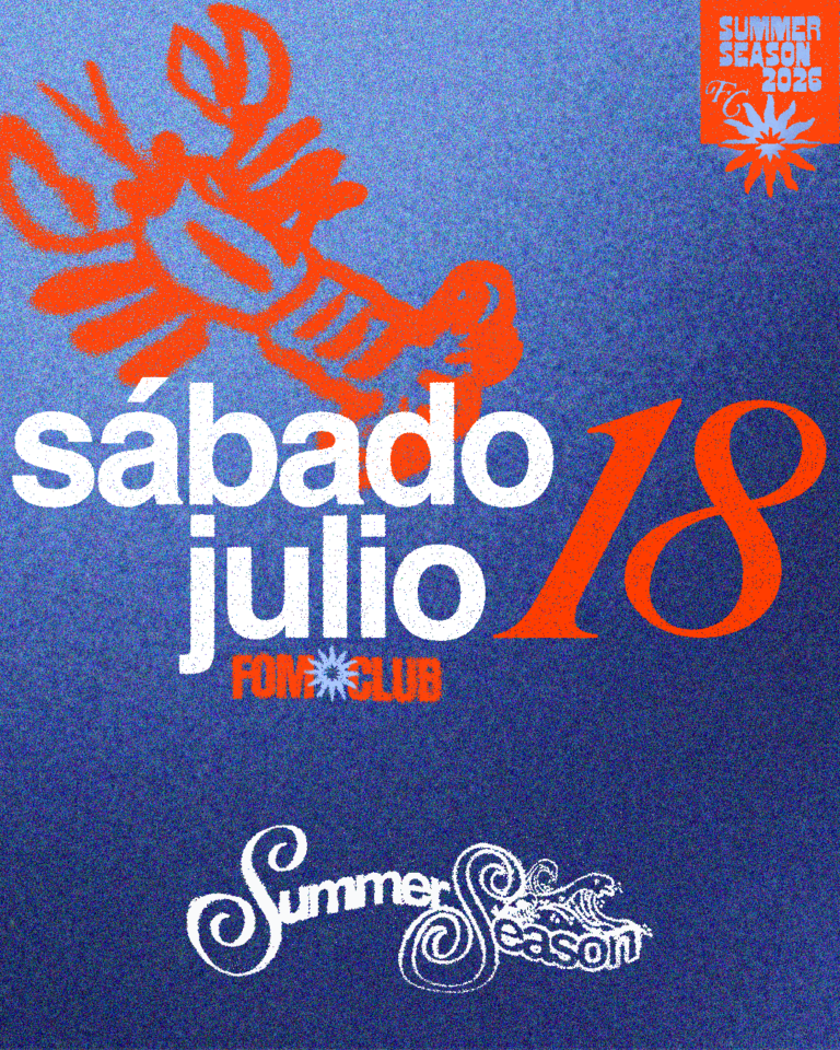 🔑  FOMO Club – Sábado 18 Julio